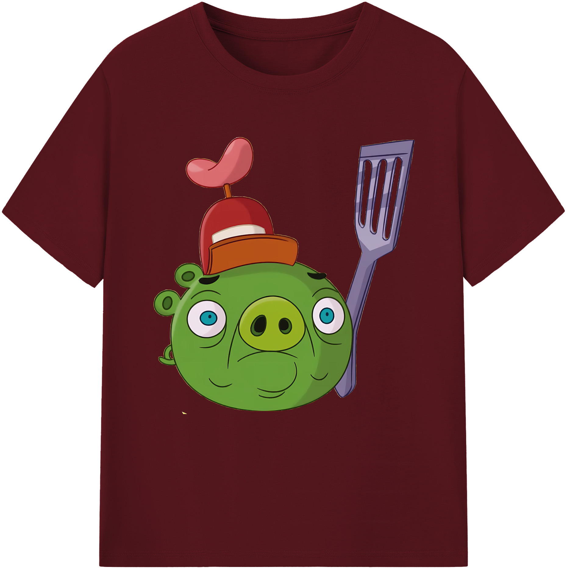（画像用） Angry Birds アングリーバード 綿100％半袖Tシャツ（フロントプリント）